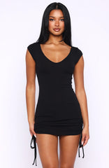 Sweet Days Mini Dress Black