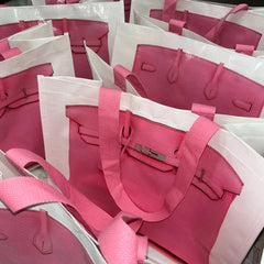 Grocery Bags Creative Parody Platinum Bag Print Woven Bag Fire Over The Net Birkin Fitness Casual Bag