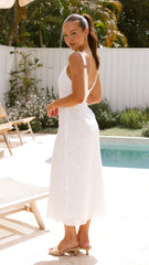 Tallulah Midi Dress - White
