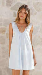 Vanessa Mini Dress - Blue