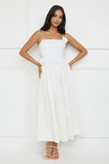 Trendsetter's Way Maxi Dress White