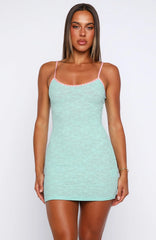 Keep Chill Mini Dress Malibu Blue