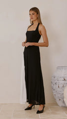 Cia Maxi Dress - Black/White