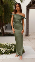 Frida Maxi Dress - Olive