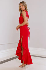 Party City Maxi Dress Red
