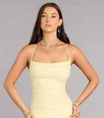 Meara Beaded Sequin Mermaid Formal Dress