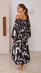 Freya Maxi Dress - Black
