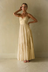 Donna Twist Front Maxi Dress