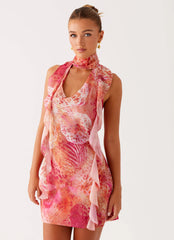 Tanner Mini Dress - Flamingo Fling