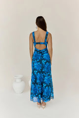 Just Landed Looks Maxi Dress Blue