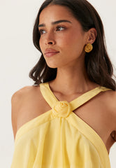 Vmfelicia Sl Ruffle Maxi Dress