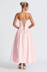Salma Midi Dress - Blush