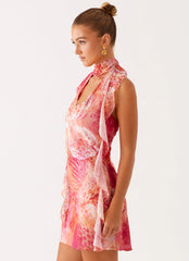 Tanner Mini Dress - Flamingo Fling