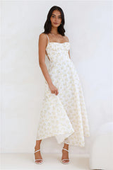 Orchid Kiss Maxi Dress Yellow