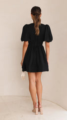 Erin Mini Dress - Black