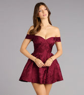 Winslow Off-The-Shoulder Skater Dress