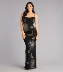 Daniella Celestial Rhinestone Formal Dress