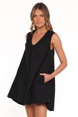 Jorah Mini Dress - Black