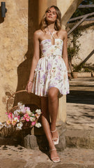 Sandy Mini Dress - Botanical Bloom