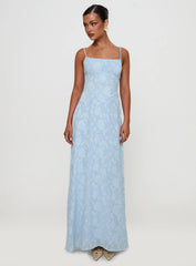 South Of France Maxi Dress Blue