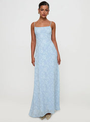 South Of France Maxi Dress Blue