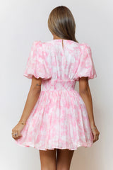 Buttercup Whispers Mini Dress Pink